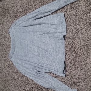 Grey long sleeve sweater